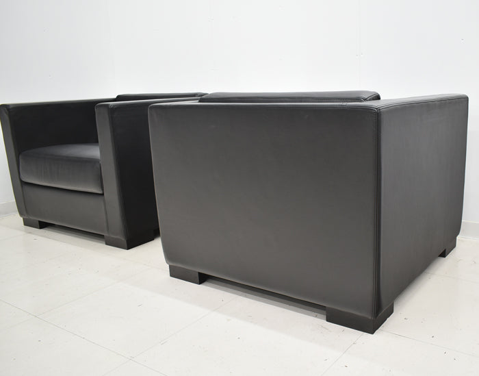 【中古】Cassina ixc. CATHERINE MEMMI+PHILIPPE HUREL 応接5点セット 総革張り 応接5点セット 総革張り 2024012301【中古オフィス家具】