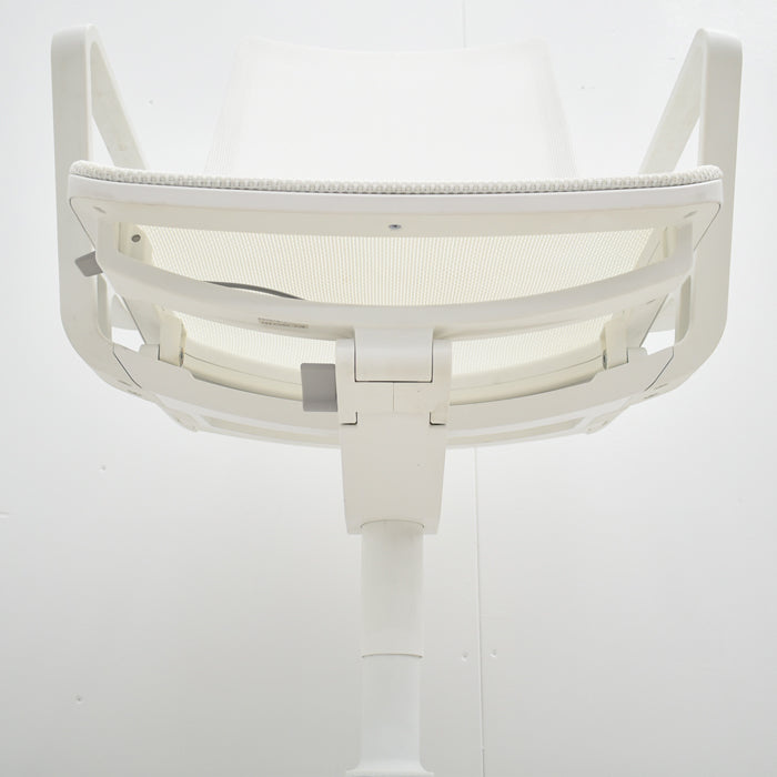 【中古】コクヨ KOKUYO ファブレ サークル肘 ホワイト 2024012405【中古オフィス家具】