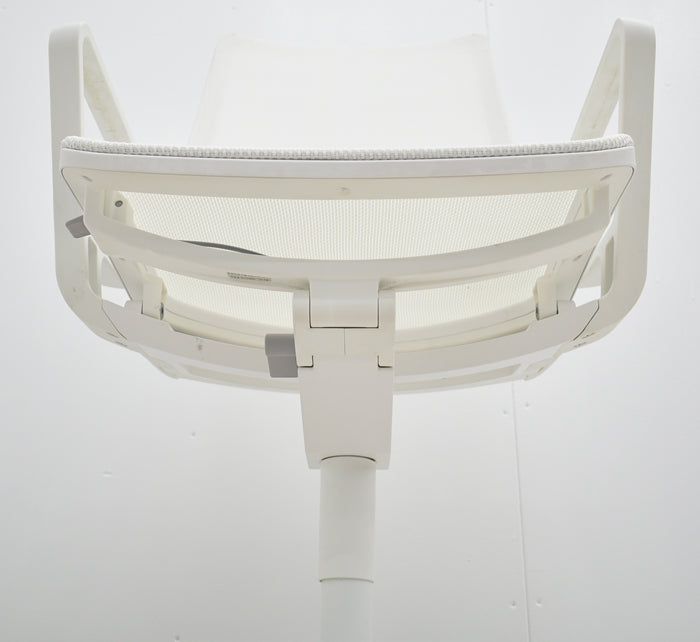 【中古】コクヨ KOKUYO ファブレ サークル肘 ホワイト 2021年製 2024012406【中古オフィス家具】