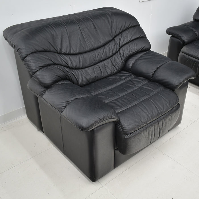 【中古】コクヨ ダンケルク2 応接5点セット W2020 総革張り 2024012902【中古オフィス家具】