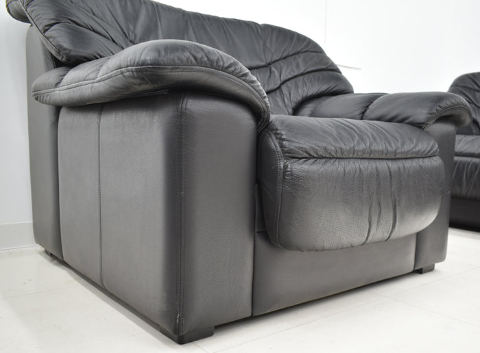 【中古】コクヨ ダンケルク2 応接5点セット W2020 総革張り 2024012902【中古オフィス家具】