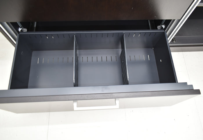 【中古】オカムラ マスターラインII 両開き書庫+ワードローブセット W1840 2024013001【中古オフィス家具】