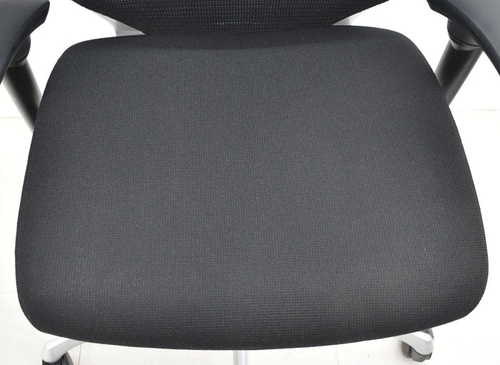 【中古】オカムラ バロン エクストラハイバック 可動ヘッドレスト 可動肘(新型肘パット) 2024020301【中古オフィス家具】