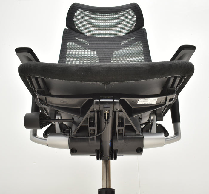 【中古】オカムラ バロン エクストラハイバック 可動ヘッドレスト 可動肘(新型肘パット) 2024020301【中古オフィス家具】