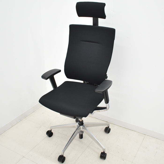 【中古】イトーキ スピーナ エクストラハイバック(可動ヘッドレスト)可動肘 アクティブランバーサポート ポリッシュ 2024021301【中古オフィス家具】