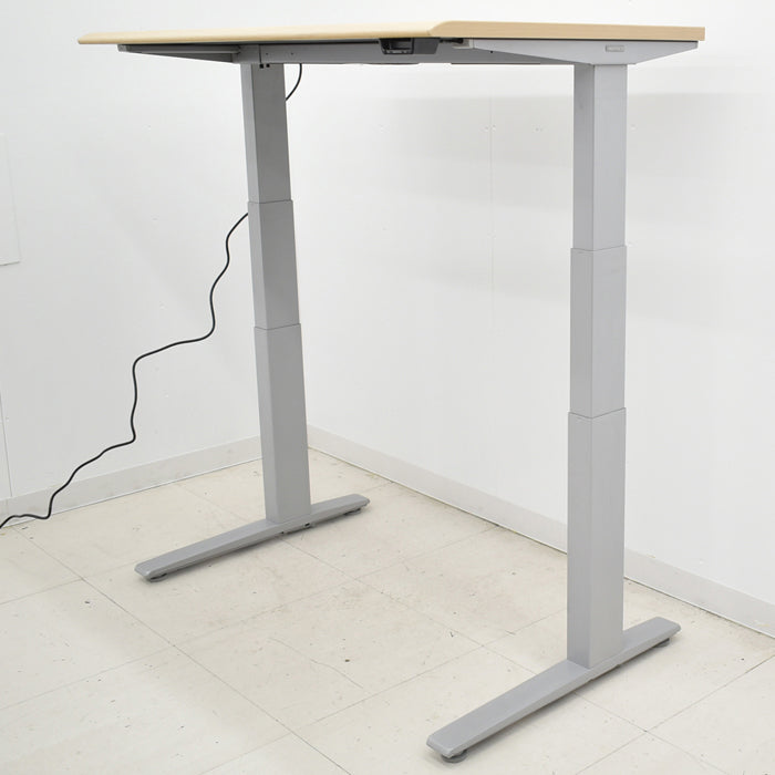 【中古】オカムラ スイフト 電動昇降デスク レバータイプ スムースフォルムエッジ 2017年製 W1150 2024022702【中古オフィス家具】