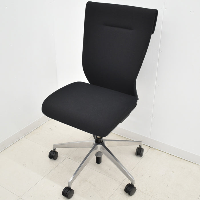 【中古】イトーキ コセールチェア ハイバック ロッキング自動調整タイプ ブラック 2024022801【中古オフィス家具】