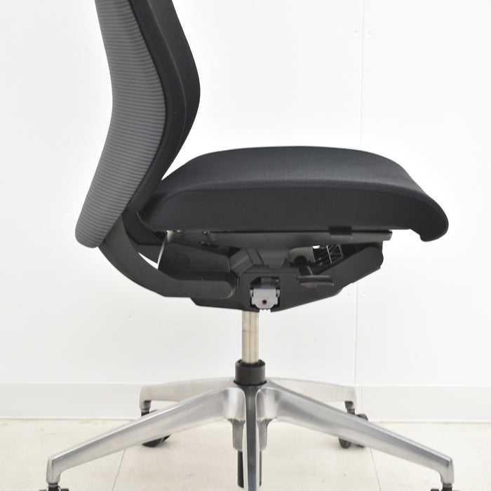 【中古】イトーキ コセールチェア ハイバック ロッキング自動調整タイプ ブラック 2024022801【中古オフィス家具】
