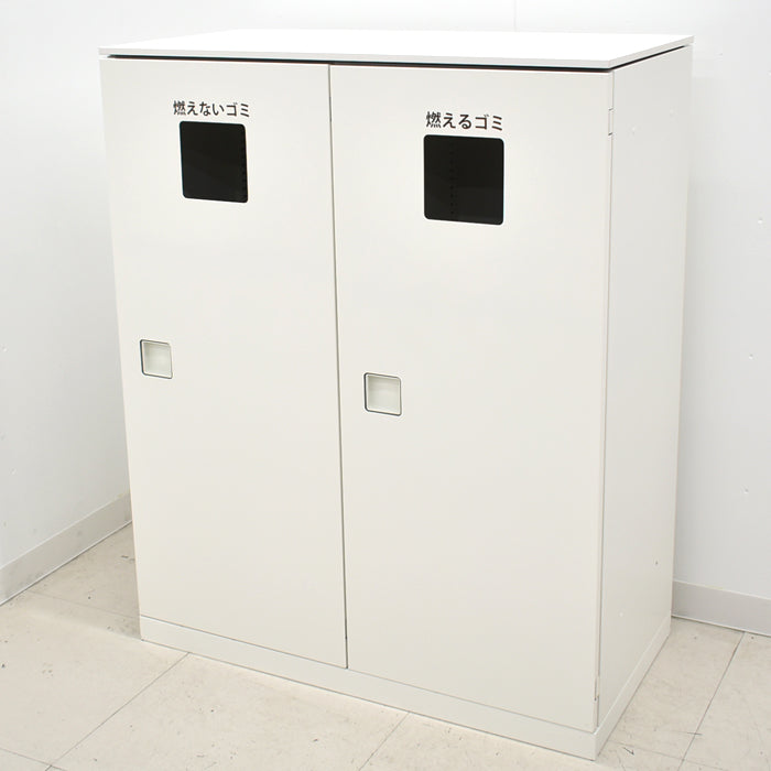 【中古】オカムラ　レクトライン　トラッシュユニット　ゴミ箱　W900　2024030703【中古オフィス家具】