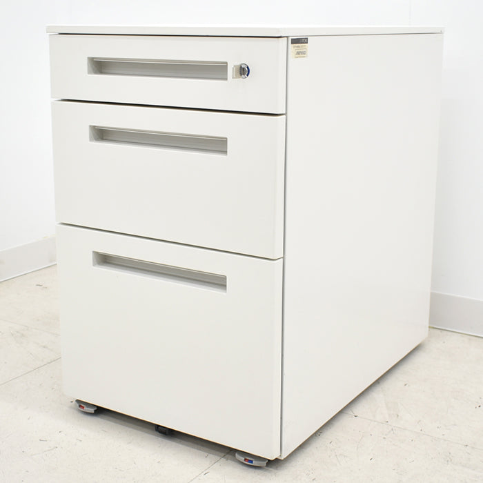 【中古】イトーキ CZR 3段ワゴン W400 2024030706【中古オフィス家具】
