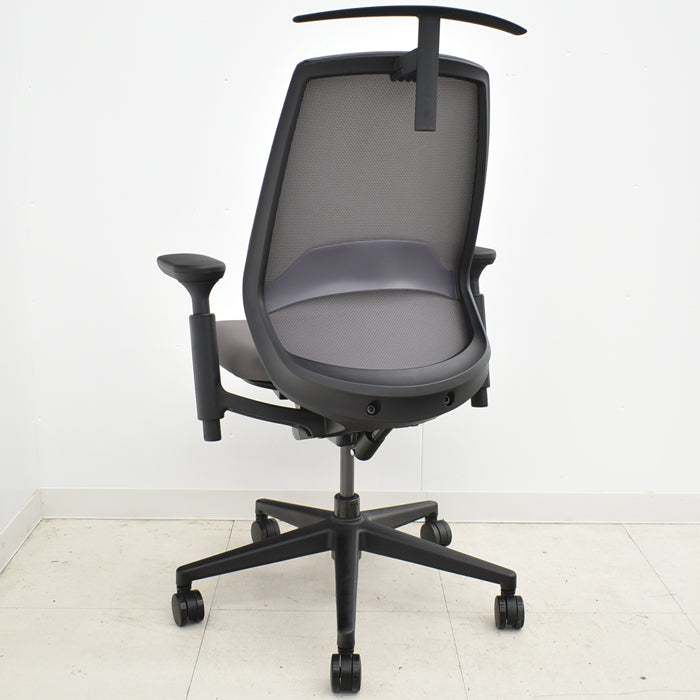 【中古】ウチダ Nimbus ニンバス 可動肘 ハイバック ランバーサポート 2023年製 2024031103【中古オフィス家具】