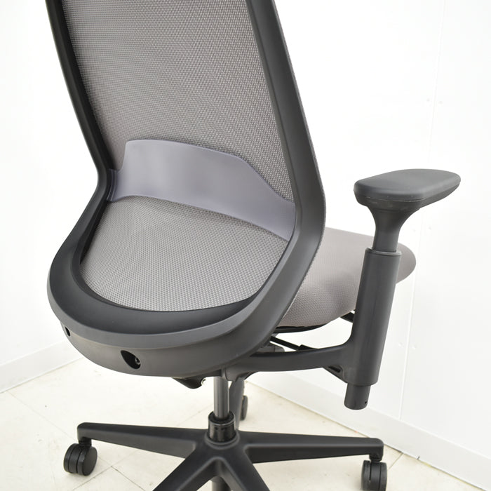 【中古】ウチダ Nimbus ニンバス 可動肘 ハイバック ランバーサポート 2023年製 2024031103【中古オフィス家具】