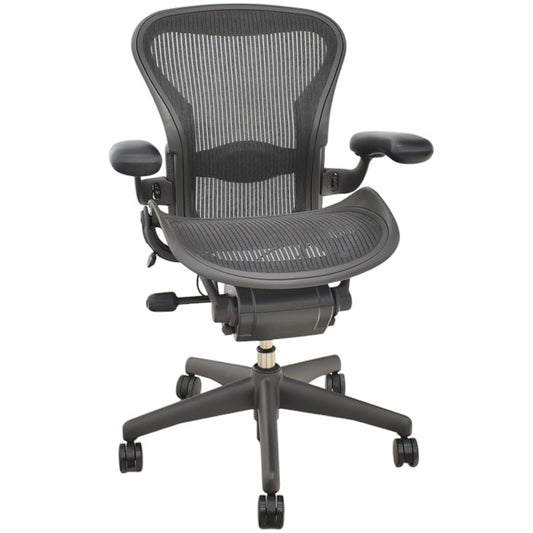 【中古】ハーマンミラー  アーロンチェア Aサイズ フル装備 ランバーサポート 2024031902 【中古オフィス家具】