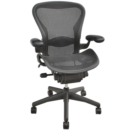 【中古】ハーマンミラー  アーロンチェア Bサイズ スタンダード ランバーサポート 2024031903 【中古オフィス家具】