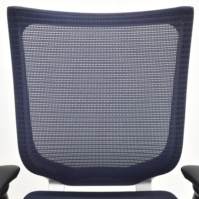 【中古】オカムラ バロン 可動肘(新品肘パット)ハイバック 2024032702【中古オフィス家具】