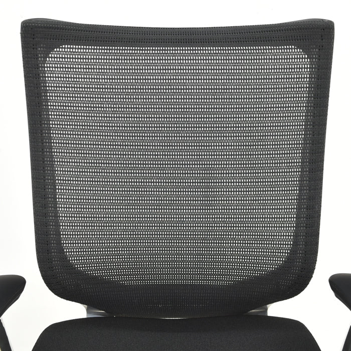 【中古】オカムラ バロン ハイバック 固定肘 ポリッシュ脚 2024033005【中古オフィス家具】【商品画像4】