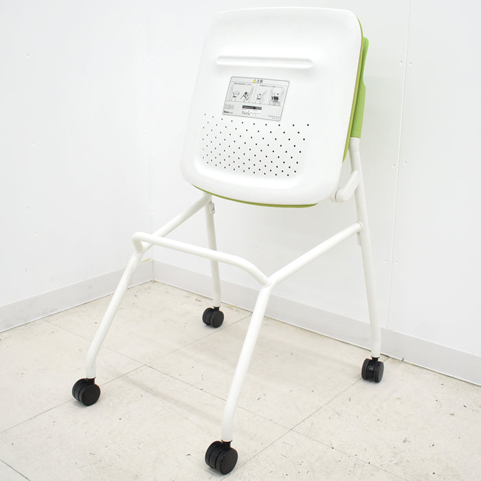 【中古】オカムラ ルナ ミーティングチェア ネスティングタイプ 2024033007【中古オフィス家具】【商品画像7】