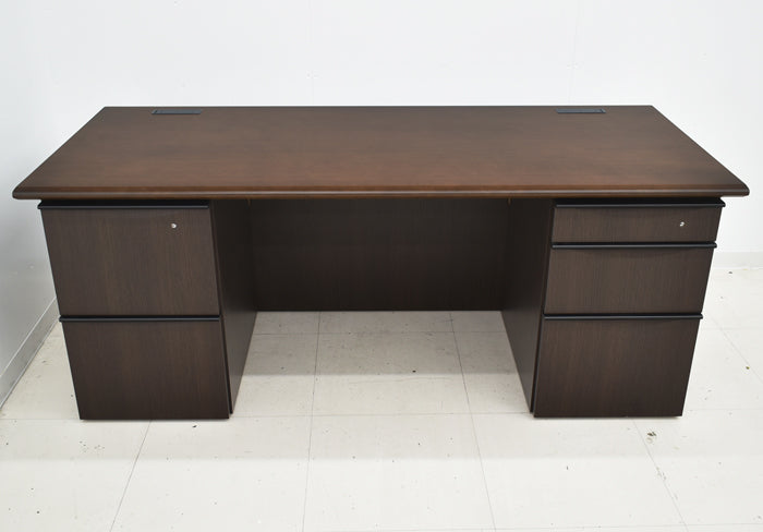 【中古】イトーキ XWシリーズ 役員用両袖机 W1800 2024040402【中古オフィス家具】