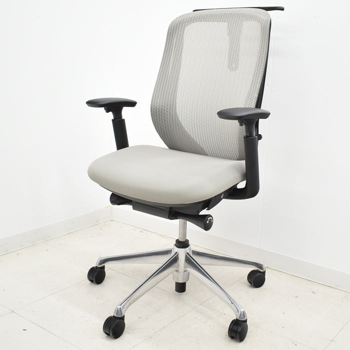 【中古】オカムラ シルフィー ハイバック 可動肘 バックカーブアジャスト 前傾機能 ハンガー 2024040902【中古オフィス家具】