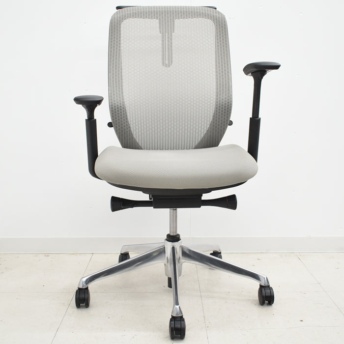 【中古】オカムラ シルフィー ハイバック 可動肘 バックカーブアジャスト 前傾機能 ハンガー 2024040902【中古オフィス家具】