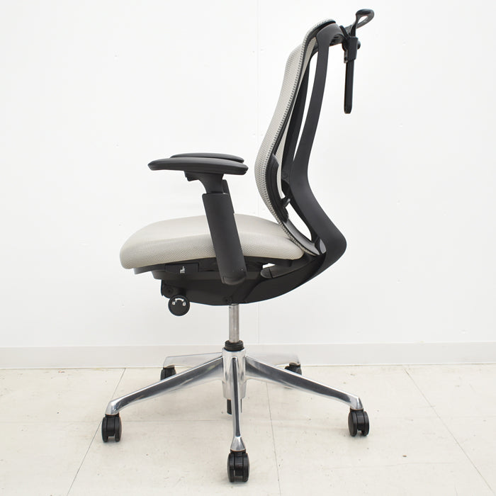 【中古】オカムラ シルフィー ハイバック 可動肘 バックカーブアジャスト 前傾機能 ハンガー 2024040902【中古オフィス家具】