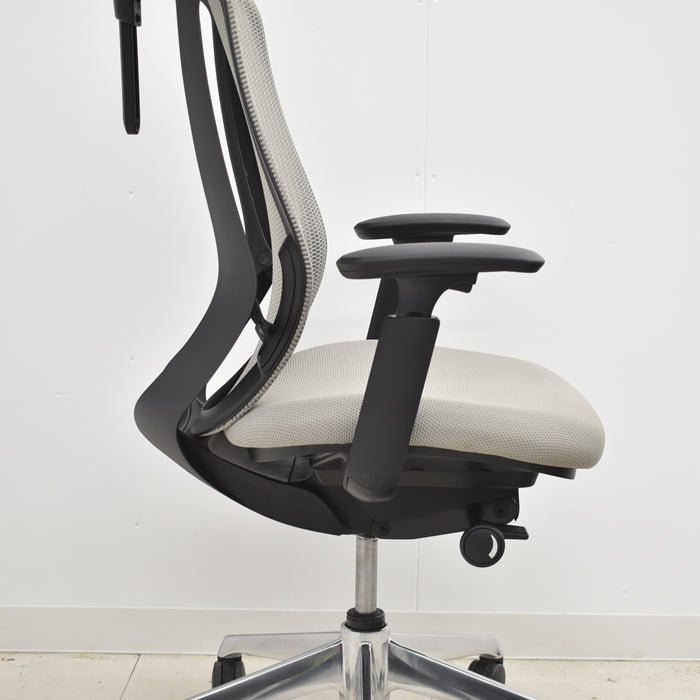 【中古】オカムラ シルフィー ハイバック 可動肘 バックカーブアジャスト 前傾機能 ハンガー 2024040902【中古オフィス家具】