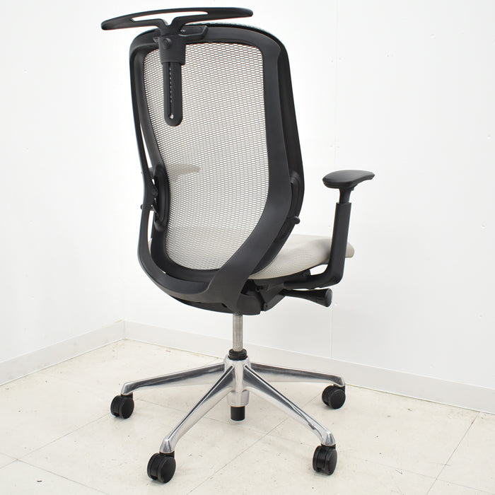 【中古】オカムラ シルフィー ハイバック 可動肘 バックカーブアジャスト 前傾機能 ハンガー 2024040902【中古オフィス家具】