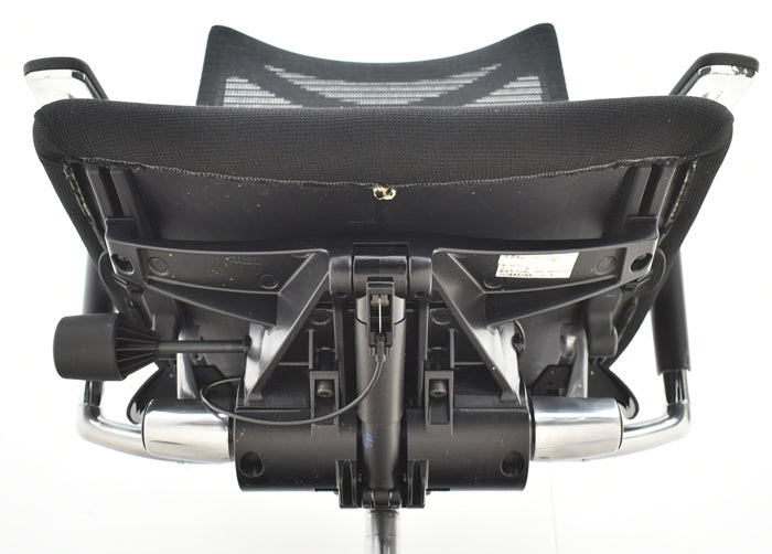 【中古】オカムラ バロン ローバック 可動肘(新型肘パット)ポリッシュ 2024041101【中古オフィス家具】
