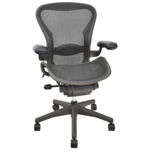 【中古】ハーマンミラー Hermanmilller アーロンチェア Bサイズ スタンダード ランバーサポート 2024041201【中古オフィス家具】