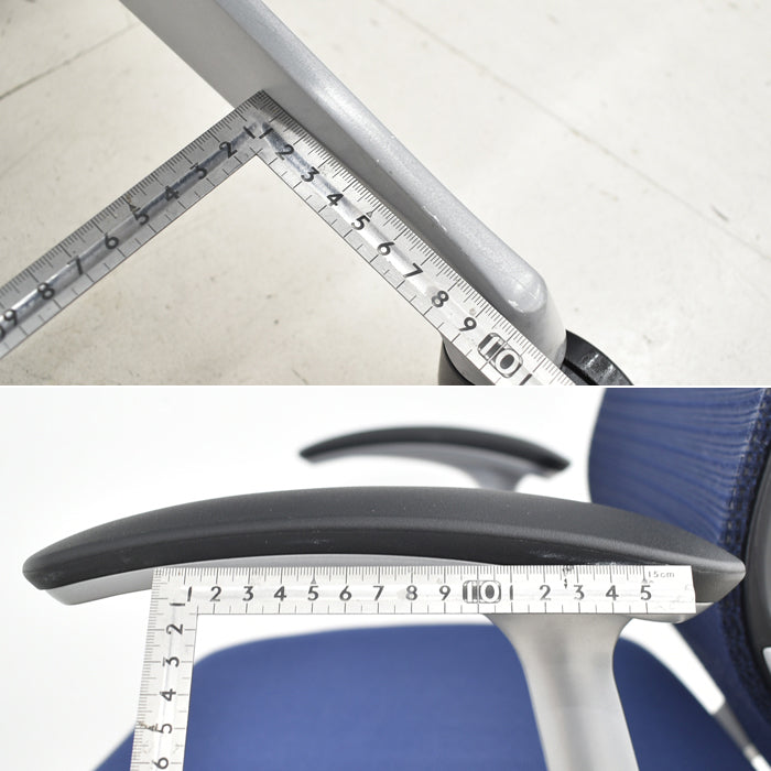【中古】オカムラ バロン 固定肘(新型肘パット)シルバー脚 2024042204 【中古オフィス家具】【商品画像15】