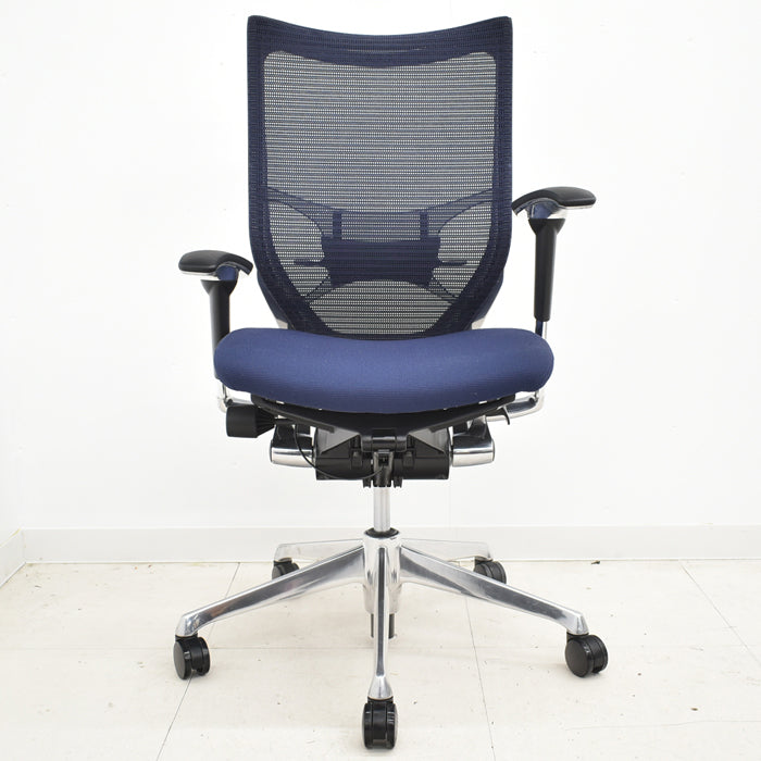 【中古】オカムラ バロン ハイバック 可動肘(新型肘パット)ポリッシュ脚 ランバーサポート 2024042205 【中古オフィス家具】【商品画像8】