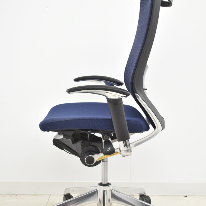 【中古】オカムラ バロン ハイバック 可動肘(新型肘パット)ポリッシュ脚 ランバーサポート 2024042205 【中古オフィス家具】【商品画像13】