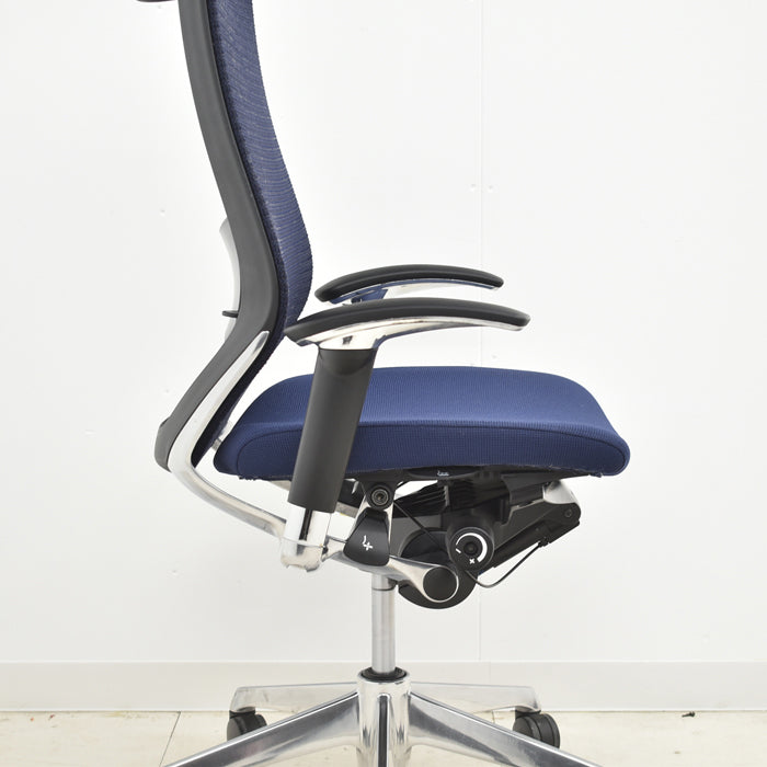 【中古】オカムラ バロン ハイバック 可動肘(新型肘パット)ポリッシュ脚 ランバーサポート 2024042205 【中古オフィス家具】【商品画像15】