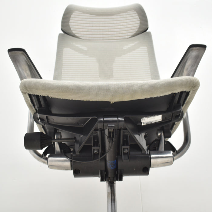 【中古】オカムラ バロン エクストラハイバック 可動ヘッドレスト 固定肘(新型肘パット)ポリッシュ 2024042408【中古オフィス家具】【商品画像10】