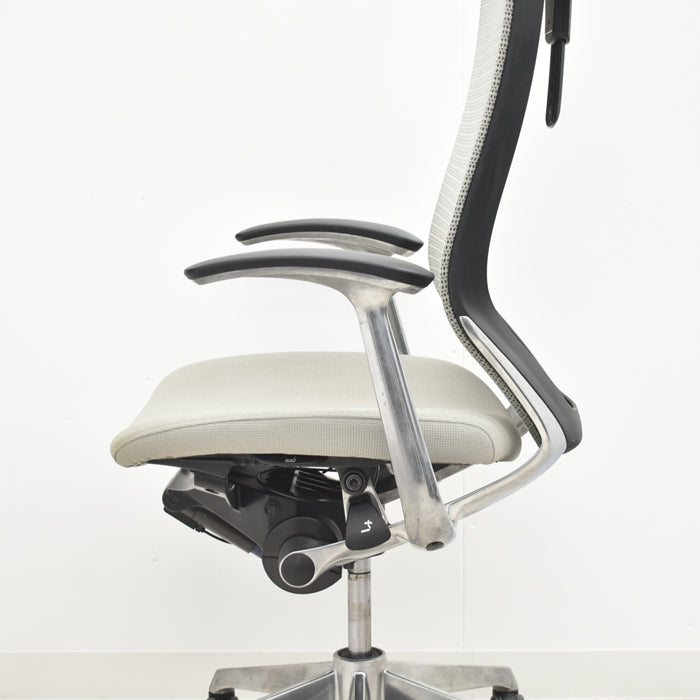 【中古】オカムラ バロン エクストラハイバック 可動ヘッドレスト 固定肘(新型肘パット)ポリッシュ 2024042408【中古オフィス家具】【商品画像14】