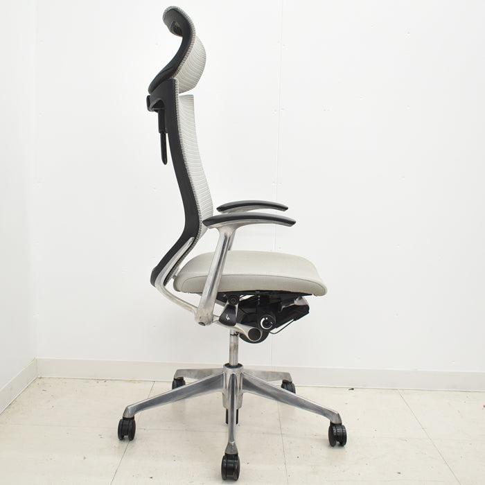 【中古】オカムラ バロン エクストラハイバック 可動ヘッドレスト 固定肘(新型肘パット)ポリッシュ 2024042408【中古オフィス家具】【商品画像15】
