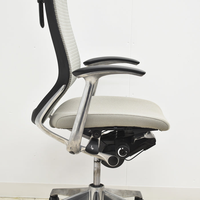 【中古】オカムラ バロン エクストラハイバック 可動ヘッドレスト 固定肘(新型肘パット)ポリッシュ 2024042408【中古オフィス家具】【商品画像16】