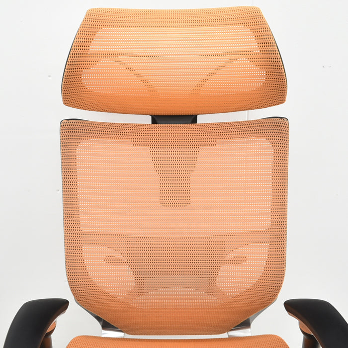 【中古】オカムラ バロン エクストラハイバック 可動ヘッドレスト 可動肘(新型肘パット)ポリッシュ ハンガー ランバーサポート  2024042504【中古オフィス家具】【商品画像3】