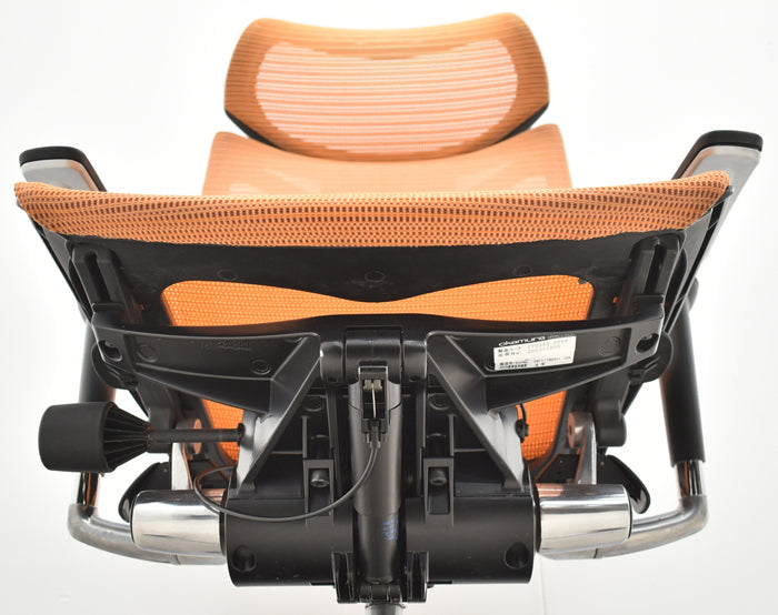 【中古】オカムラ バロン エクストラハイバック 可動ヘッドレスト 可動肘(新型肘パット)ポリッシュ ハンガー ランバーサポート  2024042504【中古オフィス家具】【商品画像10】