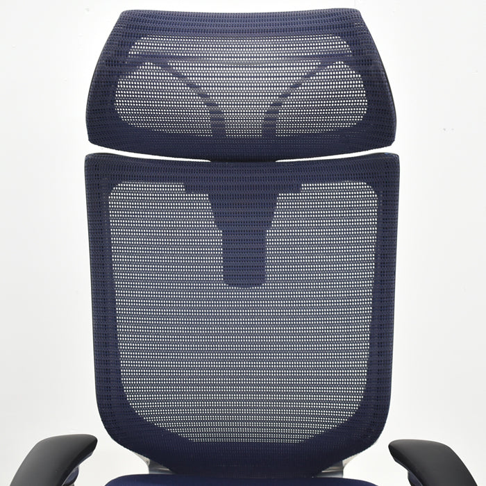 【中古】オカムラ バロン エクストラハイバック 可動ヘッドレスト 可動肘(新型肘パット)ポリッシュ ハンガー 2024042601【中古オフィス家具】【商品画像3】
