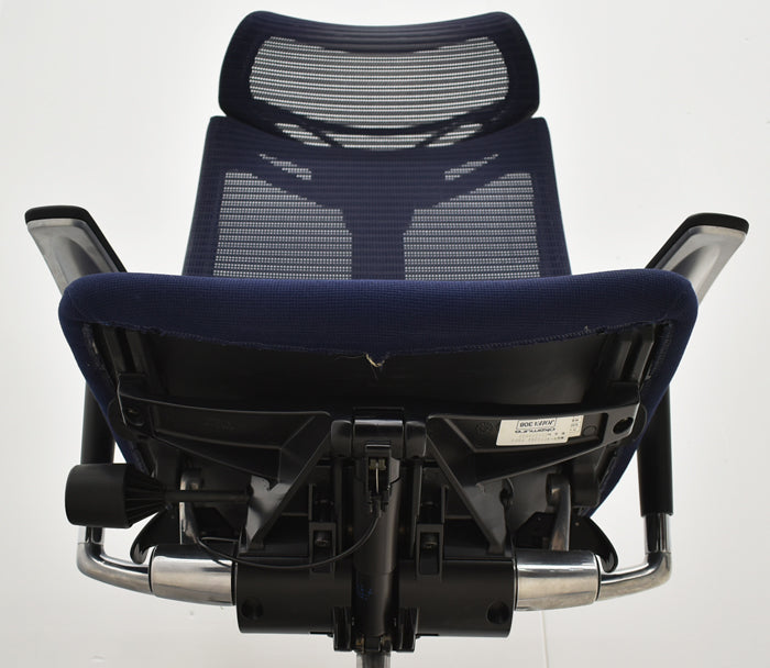【中古】オカムラ バロン エクストラハイバック 可動ヘッドレスト 可動肘(新型肘パット)ポリッシュ ハンガー 2024042601【中古オフィス家具】【商品画像10】