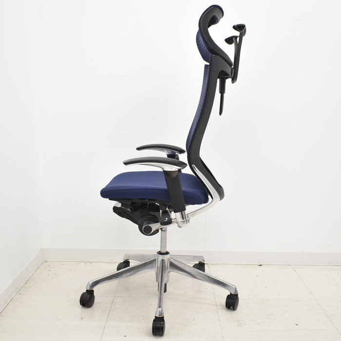 【中古】オカムラ バロン エクストラハイバック 可動ヘッドレスト 可動肘(新型肘パット)ポリッシュ ハンガー 2024042601【中古オフィス家具】【商品画像13】