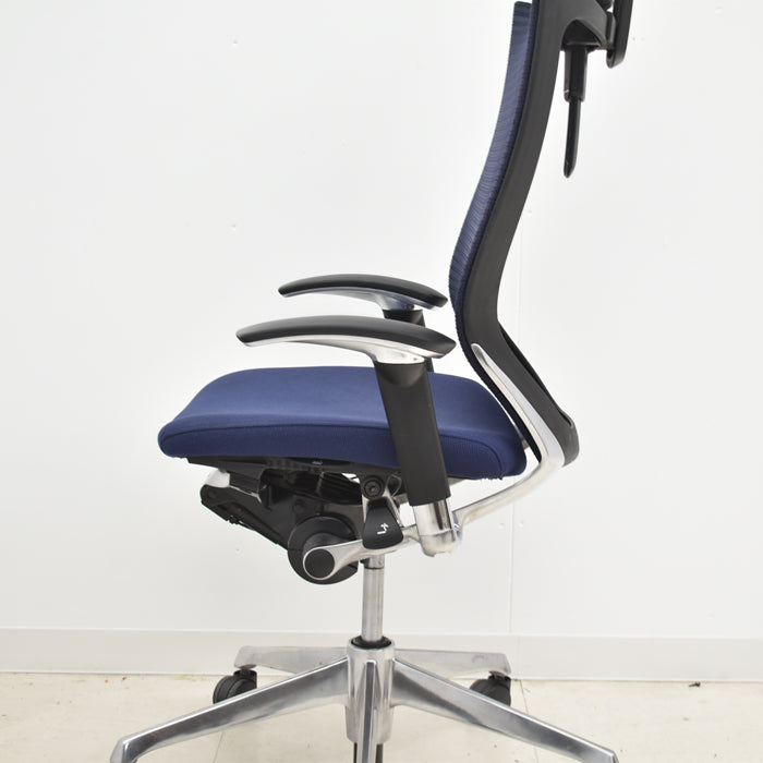 【中古】オカムラ バロン エクストラハイバック 可動ヘッドレスト 可動肘(新型肘パット)ポリッシュ ハンガー 2024042601【中古オフィス家具】【商品画像14】
