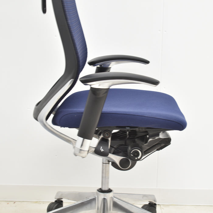【中古】オカムラ バロン エクストラハイバック 可動ヘッドレスト 可動肘(新型肘パット)ポリッシュ ハンガー 2024042601【中古オフィス家具】【商品画像16】