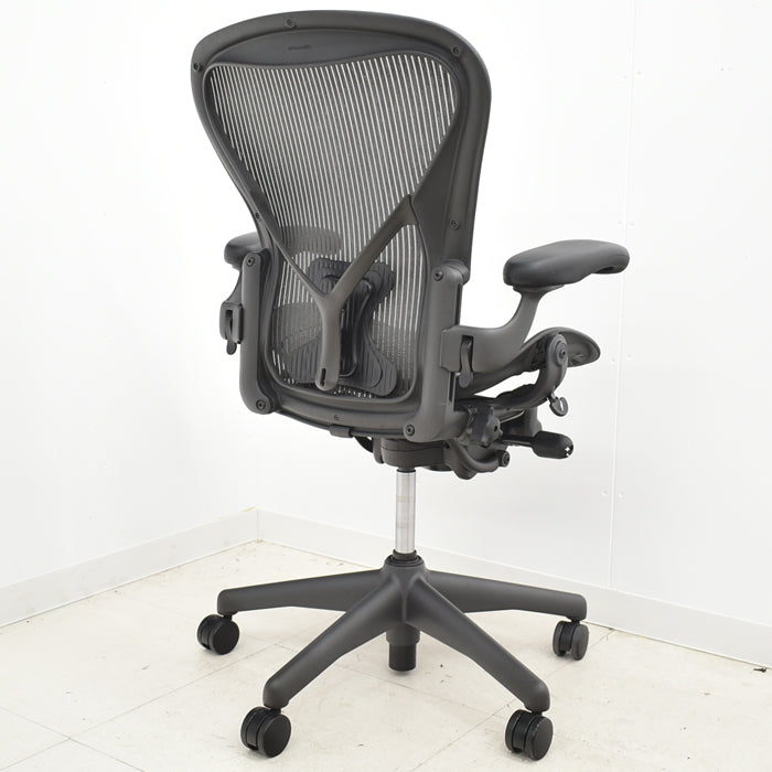 【中古】ハーマンミラー アーロンチェア Bサイズ フル装備 ポスチャーフィット 肘レバータイプ(新型肘パット) 2024042621【中古オフィス家具】【商品画像18】