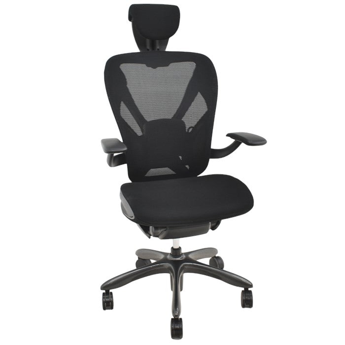 【中古】イナバ エクセア ヘッドレスト(可動式)可動肘 ランバーサポート 2024042706【中古オフィス家具】【商品画像1】