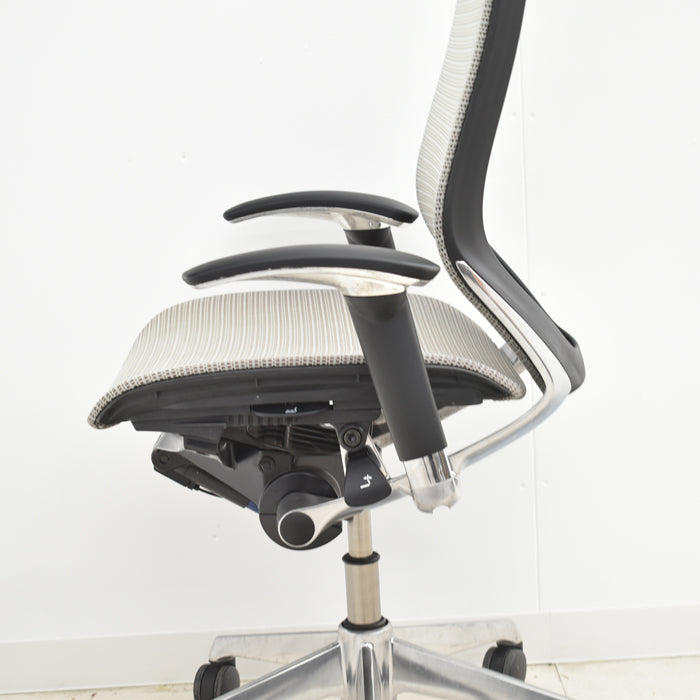 【中古】オカムラ バロン ハイバック 可動肘(新品肘パット)アルミポリッシュ 2024043003【中古オフィス家具】【商品画像14】