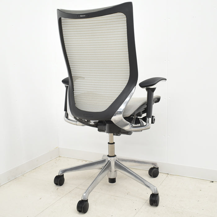 【中古】オカムラ バロン ハイバック 可動肘(新品肘パット)アルミポリッシュ 2024043003【中古オフィス家具】【商品画像17】