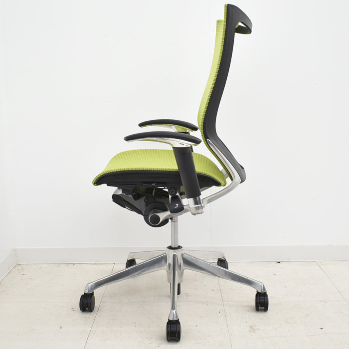【中古】オカムラ バロン ハイバック 可動肘(新品肘パット)アルミポリッシュ 2024043004【中古オフィス家具】【商品画像13】