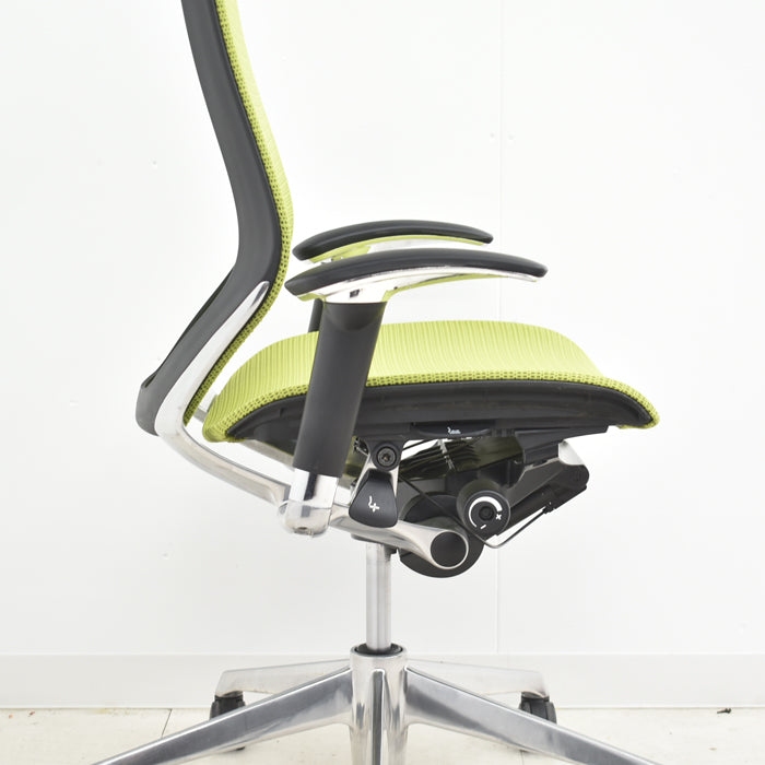 【中古】オカムラ バロン ハイバック 可動肘(新品肘パット)アルミポリッシュ 2024043004【中古オフィス家具】【商品画像16】